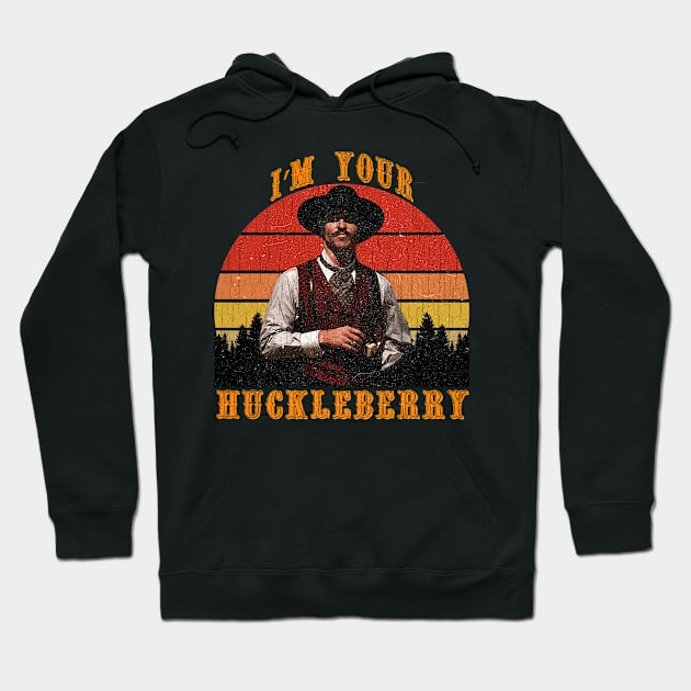 Vintage I'm Your Huckleberry Hoodie by 404pageNotfound